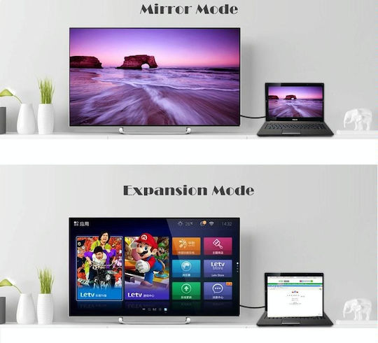 Cable DisplayPort male - DisplayPort male 1.8m Μαύρο