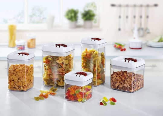 Leifheit Fresh & Easy Кутия За Обща Употреба С Херметически Затворен Капак Пластмасова Прозрачна 1000 мл