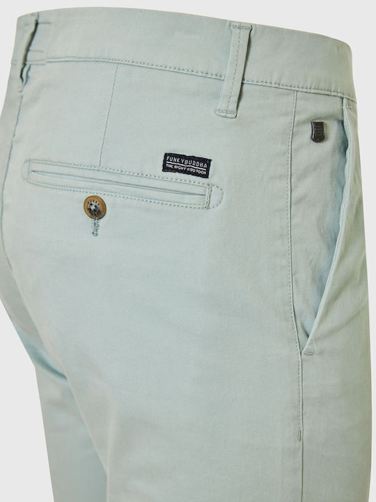 Trousers Chino Elastic in Regular Fit Mint