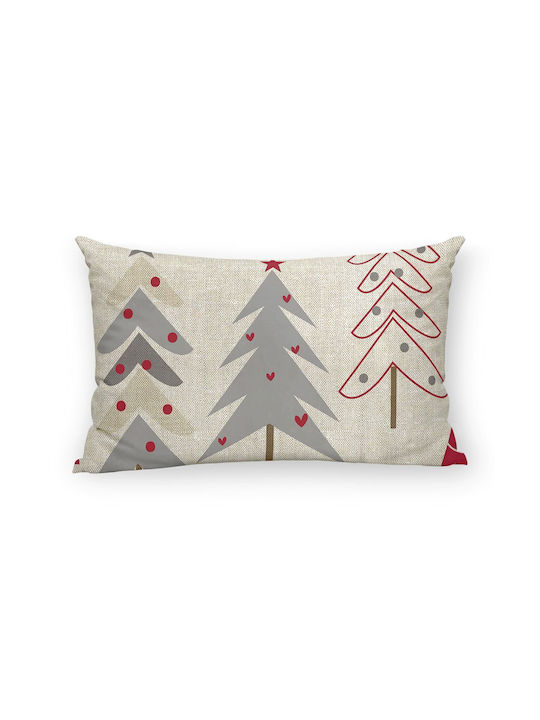 Muaré Christmas Decorative Pillow Multicolour 30x50cm