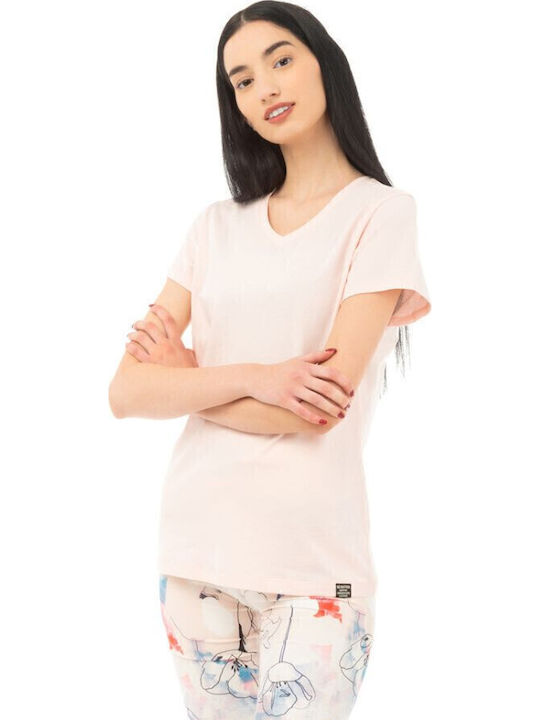 Tricou Damă Roz