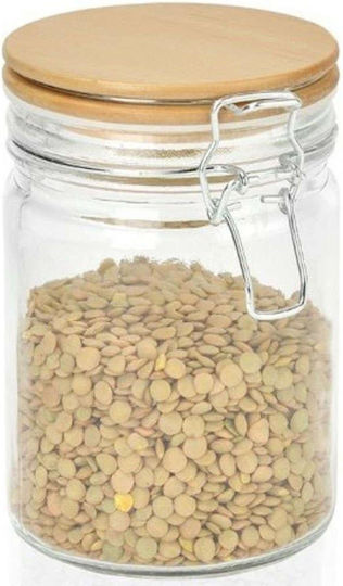 Andrea House General Use Glass Jar with Airtight Lid Transparent