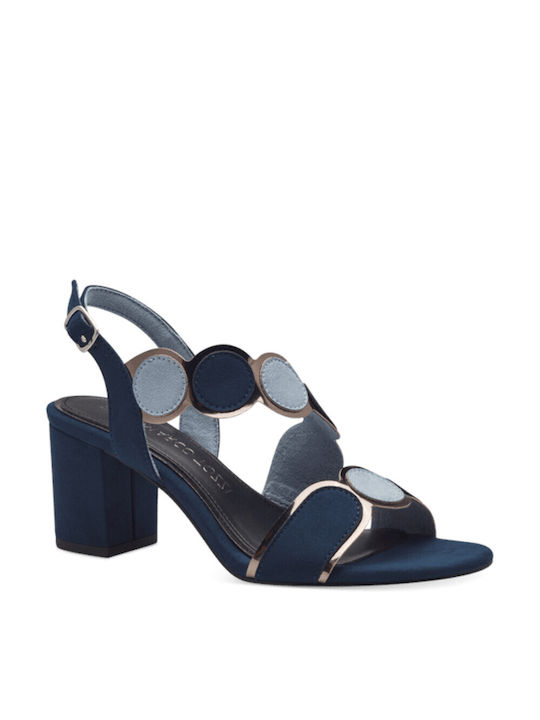 Marco Tozzi Fabric Women's Sandals Blue