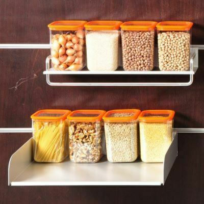 SoftBowl Softbowl Set 2 Bucăți Vaze Utilizare Generală cu Capac Ermetic Plastic Transparent 1200ml 2 Bucăți