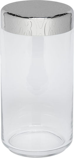 Alessi Vază Utilizare Generală cu Capac Sticlă Transparentă 1500ml