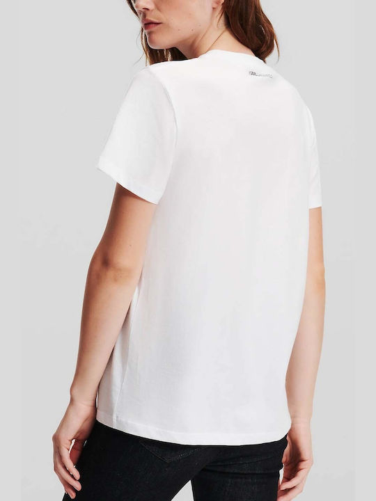 Karl Lagerfeld Damen T-shirt White
