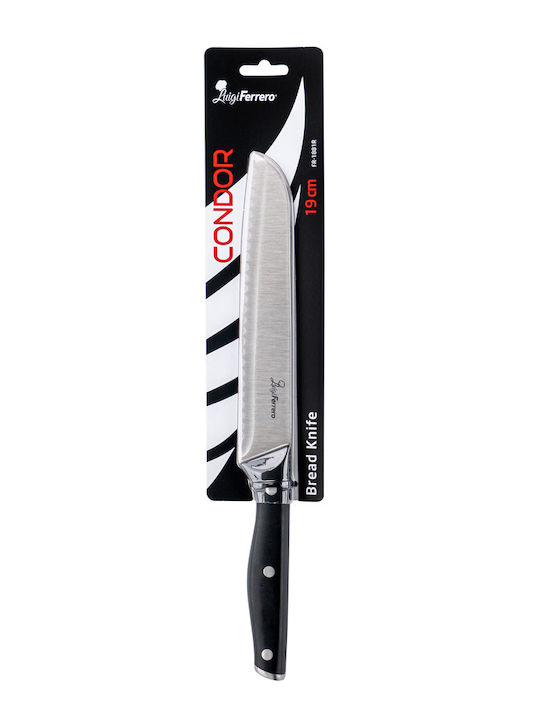 Luigi Ferrero Fr-1881r Knife Bread from Stainless Steel 19cm