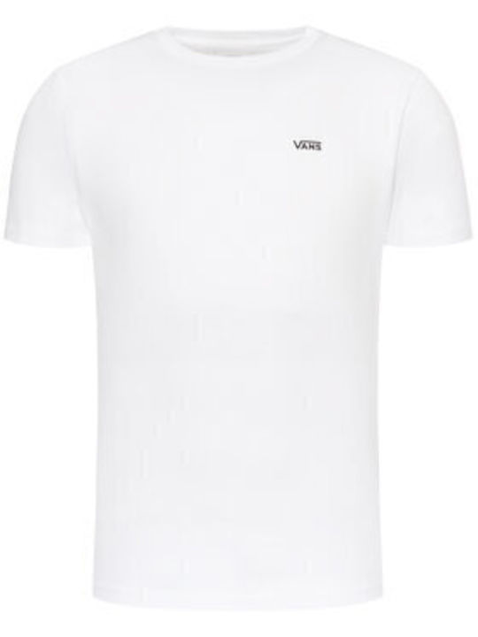 Vans Left Chest T-shirt Bărbătesc cu Mânecă Scurtă Alb