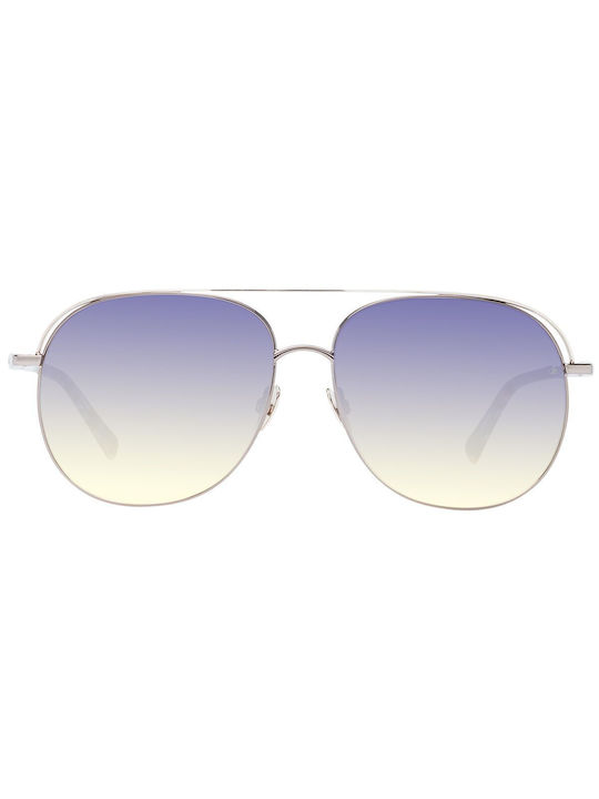 Scotch & Soda Sunglasses with Silver Metal Frame and Multicolour Gradient Lens