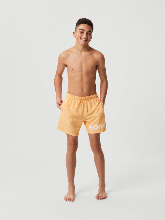 Björn Borg Kids Swimwear Swim Shorts Training Apricot Cream