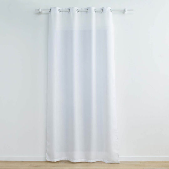 Douceur d'Intérieur L-c Zeline με Τρουκς Λευκή 140x280εκ.