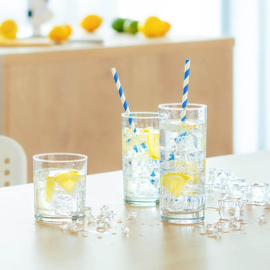 Luigi Ferrero Set Gläser Wasser / Cocktail/Trinken aus Glas 295ml 6Stück