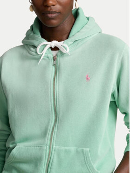 Ralph Lauren Women's Hooded Cardigan GREEN