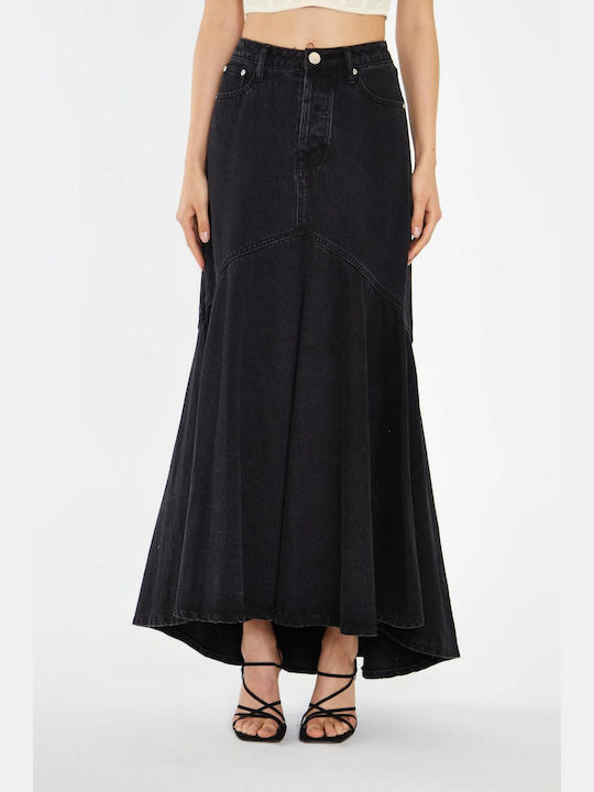 Glamorous Denim Skirt in Black color