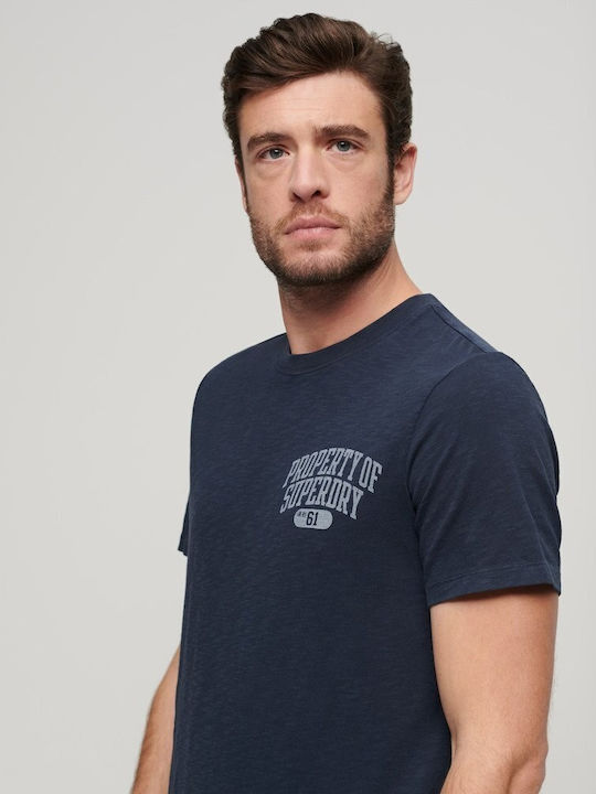 Superdry Herren T-Shirt Kurzarm Dark Blue