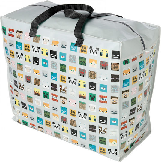 Minecraft Plastic Storage Bag for Bags 48x55x28cm 1pcs