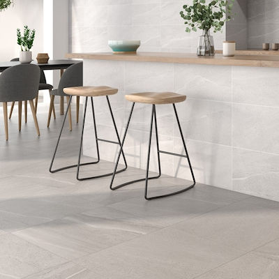 Ravenna Amiens Floor Interior Matte Granite Tile 60.8x60.8cm Gris