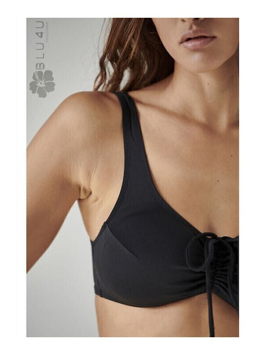 Set Bikini με Ελαφριά Ενίσχυση Μαυρο