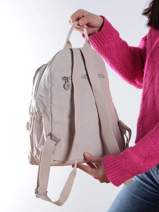 Mega Bag Women's Bag Backpack Beige