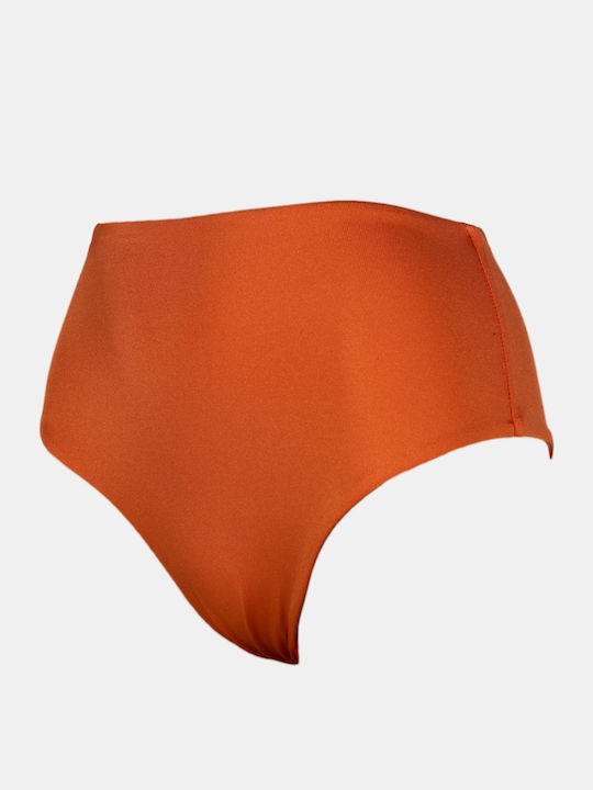 Bikini Brazil Ψηλόμεσο Terracotta