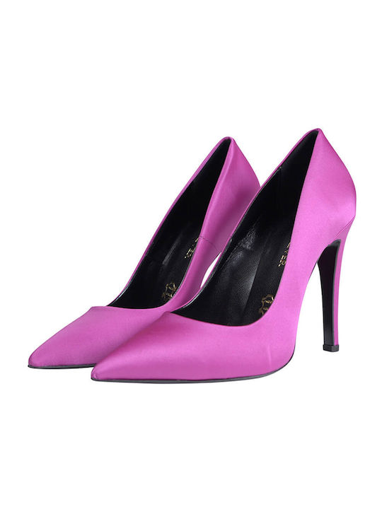 Prince Oliver Pointed Toe Fuchsia Heels