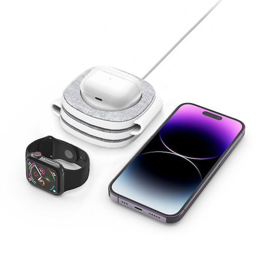 Tech-Protect Magsafe Charger Gray (QI15W-A32 3in1 Magnetic & Foldable)