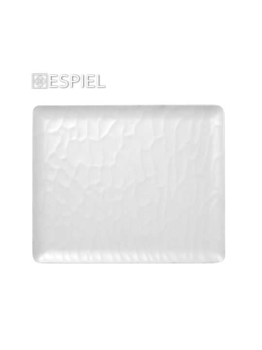 Espiel Wavy Matte Πιατέλα Σερβιρίσματος Ορθογώνια Πλαστική Λευκή 32.5x26.5εκ. 6τμχ Espiel Wavy Matte Πιατέλα Σερβιρίσματος Ορθογώνια Πλαστική Λευκή 32.5x26.5εκ. 6τμχ