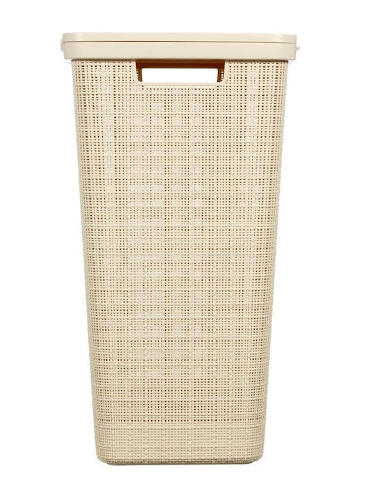 Curver 245976 Coș de rufe Wicker Capotă 43x34x60cm Bej