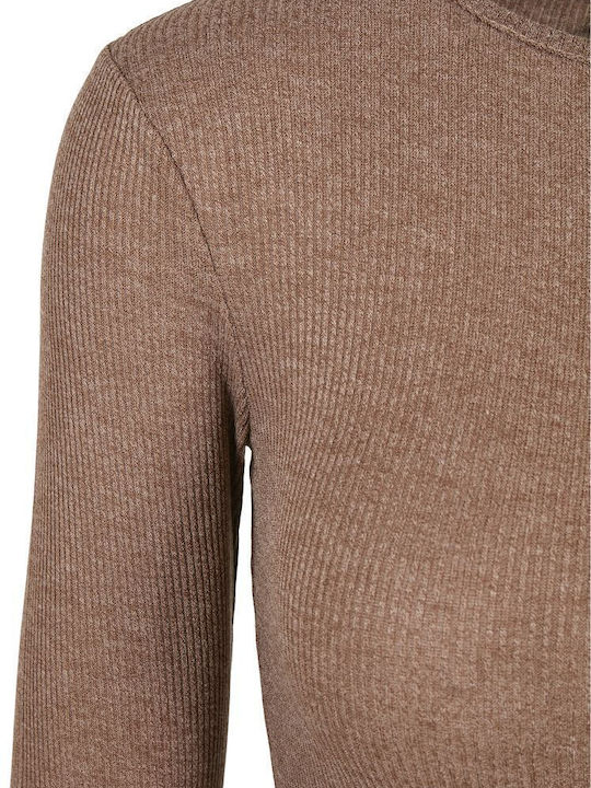 Midi Kleid Dark Khaki
