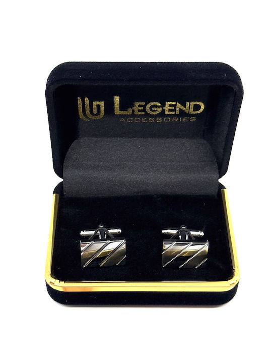 Legend Accessories Μανικετόκουμπα από Ασήμι