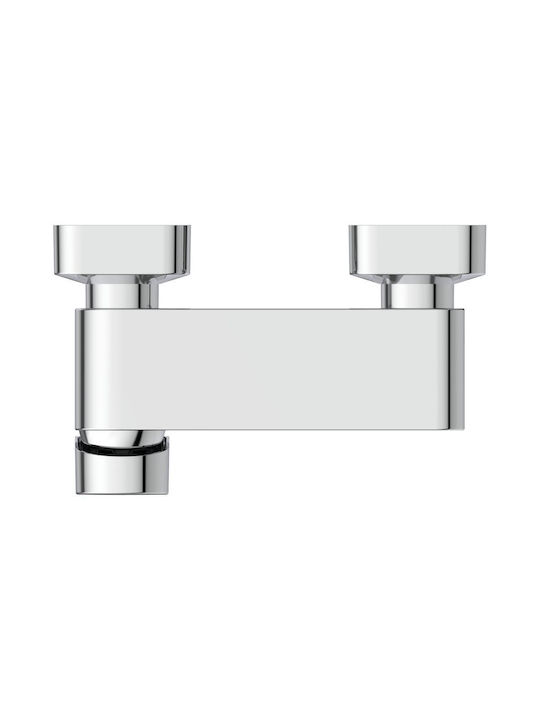 Ideal Standard Edge Αναμεικτική Μπαταρία Μπανιέρας Ασημί