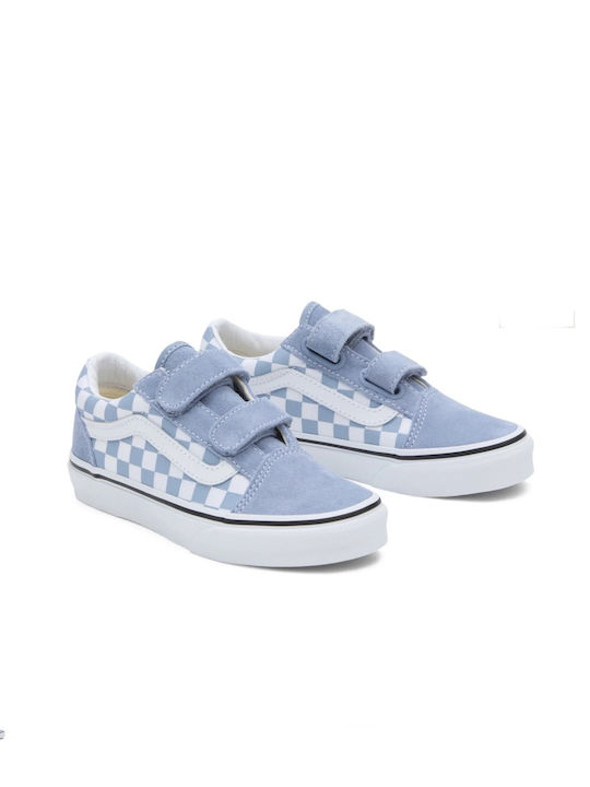 Vans Kinder Sneakers mit Klettverschluss Hellblau