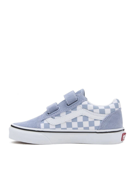 Old Skool V Color Theory Παιδικά Sneakers με Σκρατς Γαλάζια