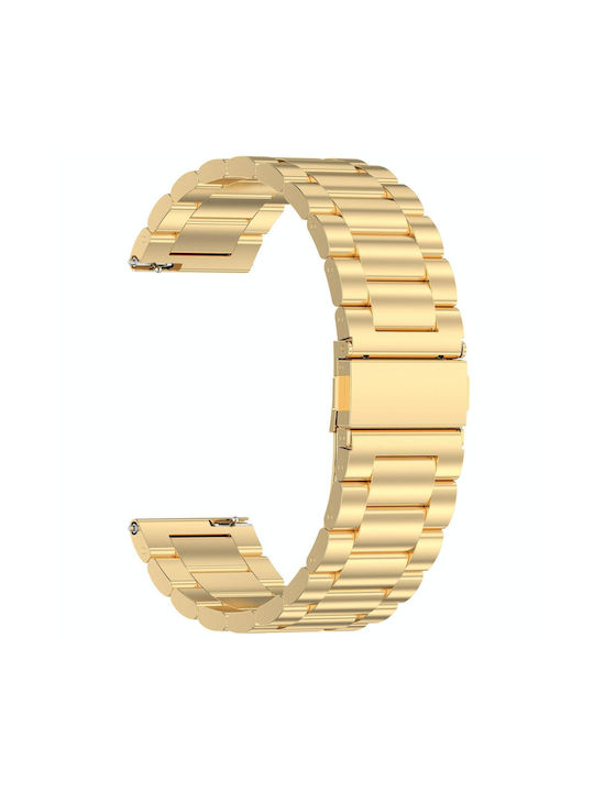 Amazfit Bip 5 Three Strains Stainless Steel Watch Band Gold