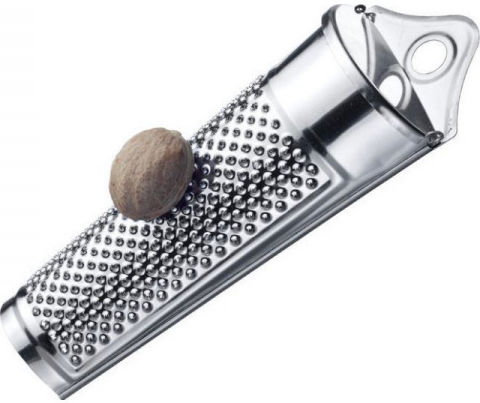 Lacor Reiben Gewürze aus Edelstahl mit Behälter 14cm