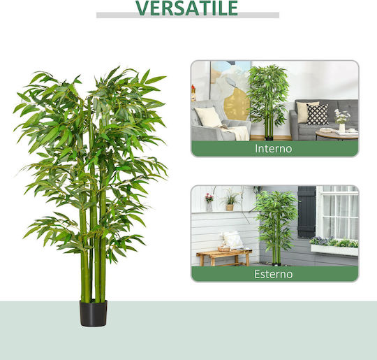 Arbore Artificial de Exterior Black 160cm HomCom
