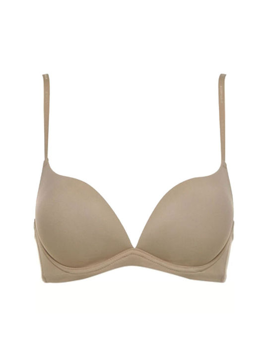 Lormar Desiderio Bra with Light Padding without Underwire Beige