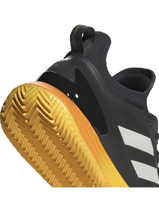 adidas Adizero Ubersonic 4.1 Men's Tennis Shoes for Hard Courts Aurora Black / Zero Metalic / Spark