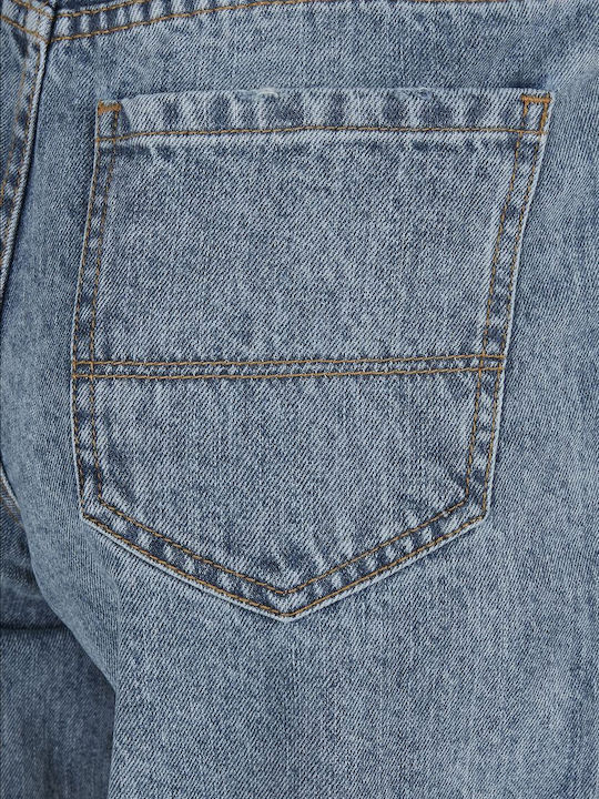 Hoch tailliert Damenjeans Light Blue