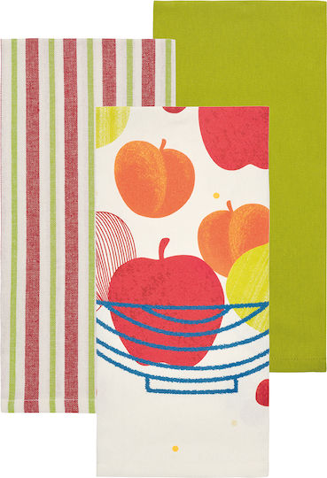 Kentia Fazzy Towel from 100% Cotton in Orange Color 40x60cm 3pcs Kentia Fazzy Towel from 100% Cotton in Orange Color 40x60cm 3pcs