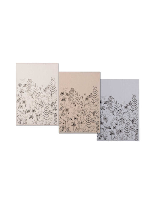 Nef-Nef Homeware Tea Towel from 100% Cotton in Ecru Color 40x60cm