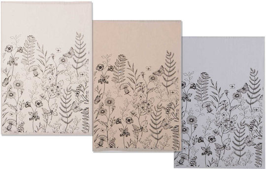 Nef-Nef Homeware Geschirrtuch aus 100% Baumwolle in Ecru Farbe 40x60cm