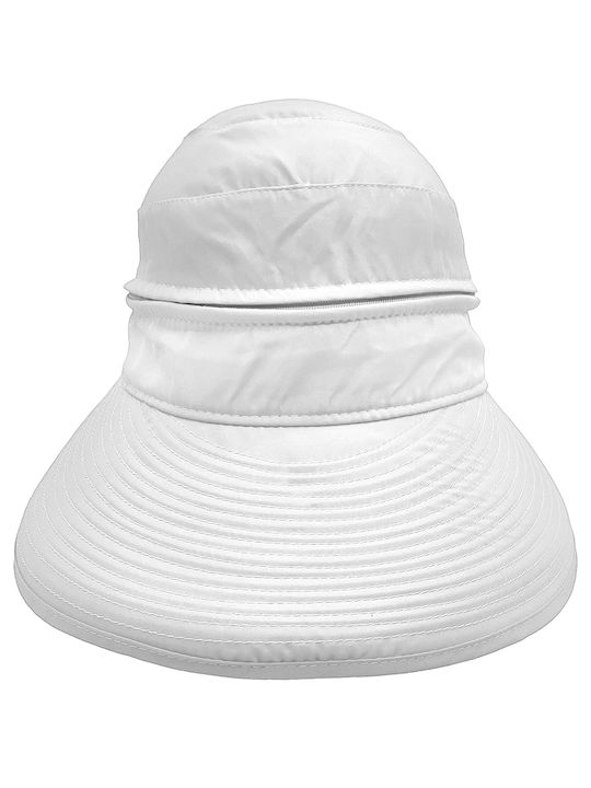 Fabric Women's Hat White