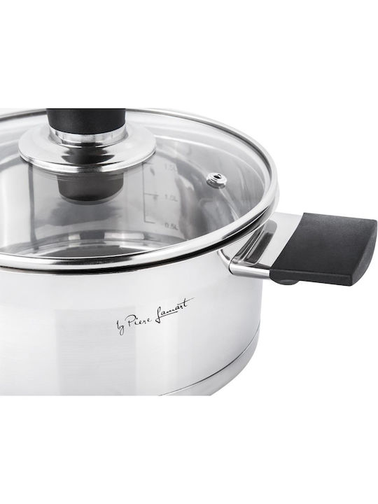 Lamart Perfect Set de vase de gătit din oțel inoxidabil Argint 3buc