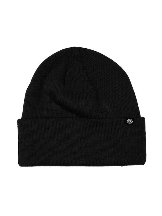 686 Beanie Unisex Beanie Knitted in Black color