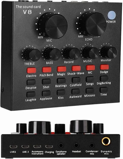 V8 SO-AC-0989 Black