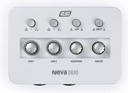 ESI Neva Duo Εξωτερική Επαγγελματική Κάρτα Ήχου με Σύνδεση USB