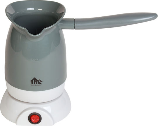 TnS Electric Greek Coffee Pot 800W with Capacity 500ml Gray