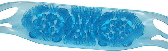 Zola 2 in 1 Körper Reinigung Massage Bürste Silion Blau 85x12,5 Cm