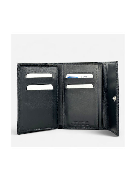 Forest Leather Women's Medium Women's Wallet F1005 Black